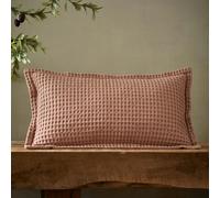 Pineapple Elephant Jaipur Chunky Waffle Cotton Cushion Pink - 30 x 50 cm - Pink