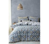 Pineapple Elephant Pineapple Inara Ikat Duvet Cover Set Indigo
