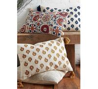Pineapple Elephant Raya Tassel 40 x 60cm Cushion Green