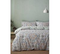 Pineapple Elephant Safiya Mandala Duvet Cover Set Blue