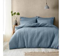 'Tamba Jersey Stripe' Duvet Cover Set Pineapple Elephant Blue Single