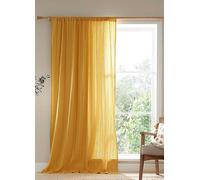 Pineapple Elephant Zofia Broderie Anglaise Slot Top Voile Natural