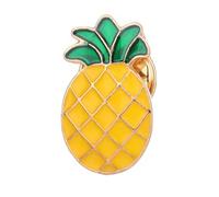 Pineapple Enamel Pin Badge 1.5cm x 2cm Tropical Fruit Metal Lapel Pin Jacket Backpack Summer Accessory Gift