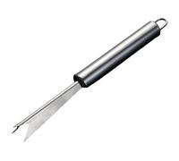 Pineapple Eye Peeler Remover Tool Multipurpose Clip V Shape Stainless Steel for Home Kitchen Fruit Potato Chip Bag Holder (Silver, 18.5x1.8x1.8cm)