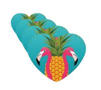 Pineapple Flamingo Car Air Freshener Cards for Women Men 4 Pack Cute Car Accessories Long Lasting Scent Car Diffuser Hanging Auto Aromatherapy Tablets Car Fresheners Gifts