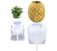 Pineapple Flower Pot Mold - Pineapple Silicone Mold Jar Epoxy Resin,DIY Resin Flower Pot, Epoxy Shaped Vase Pen Holder Bottle Jar