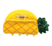 Pineapple Fruit Hair Claw Clip for Women Girls Yellow | Acetic Acid Sheet, Cute Decorative Style, Secure Hold and Lightweight Design, Slip Resistant Versatile Wear