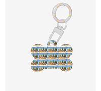 Pineapple Fruit Sunglasses Sand Beach Printing 1 Pc Dog Bone Shape Id Tags Double Sided with Key Ring Craft for Pets