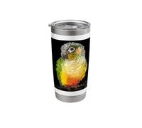 Pineapple Green Cheeked Conure Bird Pet Gift Stainless Steel Insulated Tumbler