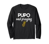 Pineapple IVF TShirt for Embryo Transfer PUPO and Praying Long Sleeve T-Shirt