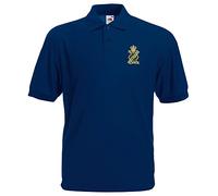 Pineapple Joe's 13th/18th Royal Hussars Embroidered Polo - Navy - Large