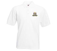 Pineapple Joe's 16th/5th The Queen's Royal Lancers Embroidered Polo - White - Medium