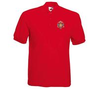 Pineapple Joe's 1st Queen's Dragoon Guards Embroidered Polo - Red - X Large