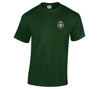 Pineapple Joe's 1st Queen's Dragoon Guards Embroidered T-Shirt - Forest Green - X Large