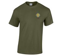 Pineapple Joe's 4th/7th Royal Dragoon Guards Embroidered T-Shirt - Forest Green - Large