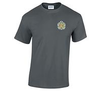 Pineapple Joe's Argyll and Sutherland Embroidered T-Shirt - Charcoal - 2X Large
