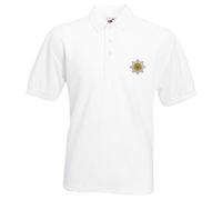 Pineapple Joe's Cheshire Regiment Embroidered Polo - White - 2X Large