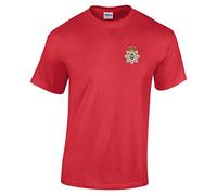 Pineapple Joe's Defence Fire and Rescue Service Embroidered T-Shirt - Red - Large