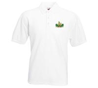 Pineapple Joe's Gloucestershire Regiment Embroidered Polo - White - Large