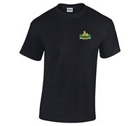 Pineapple Joe's Gloucestershire Regiment Embroidered T-Shirt - Black - Large