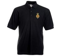 Pineapple Joe's Household Cavalry Embroidered Polo - Black - 2X Large