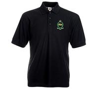 Pineapple Joe's King's Own Royal Border Regiment Embroidered Polo - Black - 2X Large
