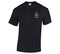 Pineapple Joe's King's Own Royal Border Regiment Embroidered T-Shirt - Black - Large