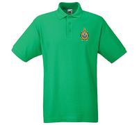 Pineapple Joe's Kings Own Scottish Borderers Embroidered Polo - Irish Green - Medium