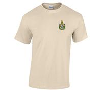 Pineapple Joe's Kings Own Scottish Borderers Embroidered T-Shirt - Sand - X Large