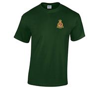 Pineapple Joe's King's Shropshire Light Infantry Embroidered T-Shirt - Forest Green - 2X Large