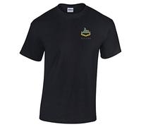 Pineapple Joe's Royal Anglian 2nd Battalion 'The Poachers' Embroidered T-Shirt - Black - X Large