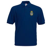 Pineapple Joe's Royal Fleet Auxiliary Service Embroidered Polo - Navy - 2X Large