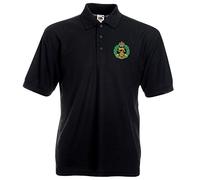 Pineapple Joe's Royal Hampshire Regiment Embroidered Polo - Black - Large