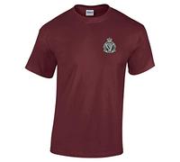 Pineapple Joe's Royal Irish Regiment Embroidered T-Shirt - Burgundy - Large