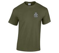 Pineapple Joe's Royal Irish Regiment Embroidered T-Shirt - Military Green - Medium