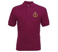 Pineapple Joe's Royal Observer Corps Embroidered Polo - Burgundy - X Large