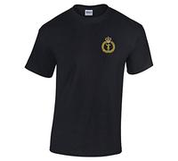 Pineapple Joe's Royal Observer Corps Embroidered T-Shirt - Black - Large