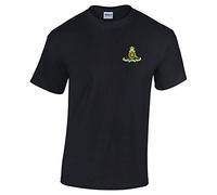 Pineapple Joe's Royal Regiment of Artillery Embroidered T-Shirt - Black - Large