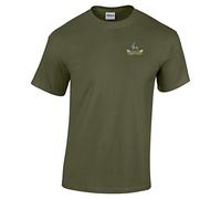 Pineapple Joe's Royal Warwickshire Regiment Embroidered T-Shirt - Large - Military Green