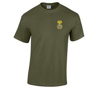 Pineapple Joe's Royal Welch Fusiliers Embroidered T-Shirt - Military Green - Large