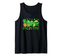 Pineapple Love St. Patrick's Day Shamrocks Irish Funny Vegan Tank Top