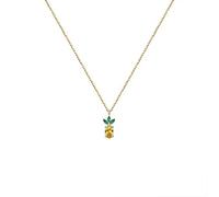 Pineapple Necklace for Women 925 Sterling Silver Cute ElementFruit Pendant Necklaces Jewelry for Women