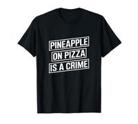 Pineapple On Pizza is A Crime Funny Pizza T-Shirt