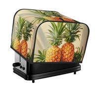 Pineapple Painting Print 4 Slice Toaster Cover Toasters Dustproof Heat Resistant Kitchen Appliance Protector