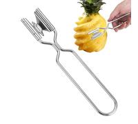 Pineapple Peeler | Stainless Steel Pineapple Peeler for Kitchen, Kitchen Accessory, Multifunction Heart Remover for Parties, Barbecues, Picnics Camping