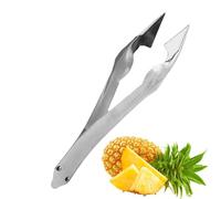 Pineapple Peeler - Stainless Steel Strawberry Huller Stem Remover | Portable Pineapple Seed Remover | Fruit Deseeding Gadget for Remove Pineapple Eye