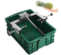Pineapple Peeling Machine, Commercial Pineapple Peeler, Stainless Steel Pineapple Skinner, Adjustable Bracket, with Eyelet Removal Tool for Supermarket