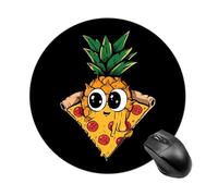 Pineapple Pizza Round Mouse Pad for Office Home
