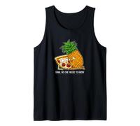 Pineapple Pizza Shirt - Funny Pepperoni Pizzas T Shirts Tank Top