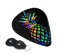 pineapple Printed Guitar pick Guitar Plectrums for Acoustic Guitar Electric Guitar Bass Guitar - Guitar Accessories - 6 Pack 0.46mm